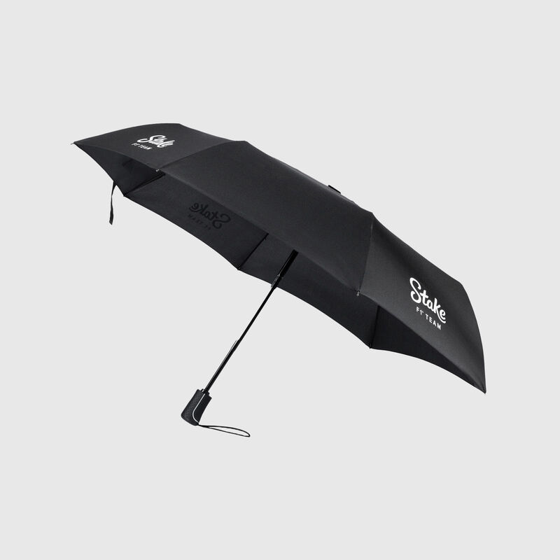 Compact Umbrella 2025 - Stake F1 Team Kick Sauber - zwart ONE SIZE - 8719641149178 - Fuel For Fans F1 Merchandise Shop