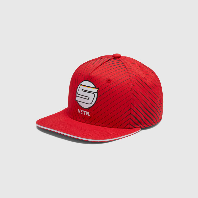 SF FW VETTEL FLAT BRIM CAP - Multicolor