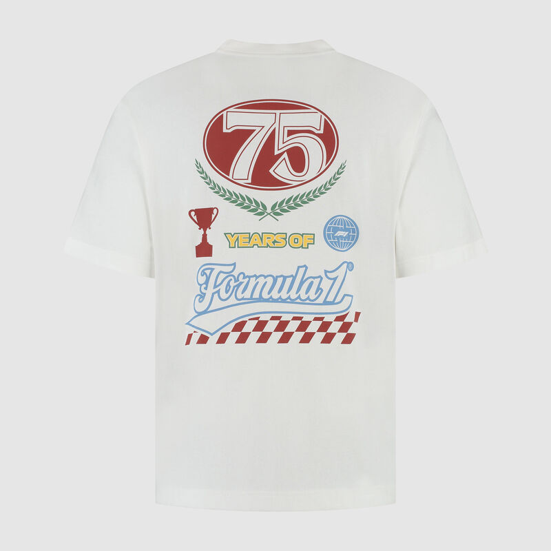 F1 FW LEGACY GRAPHIC TEE - white