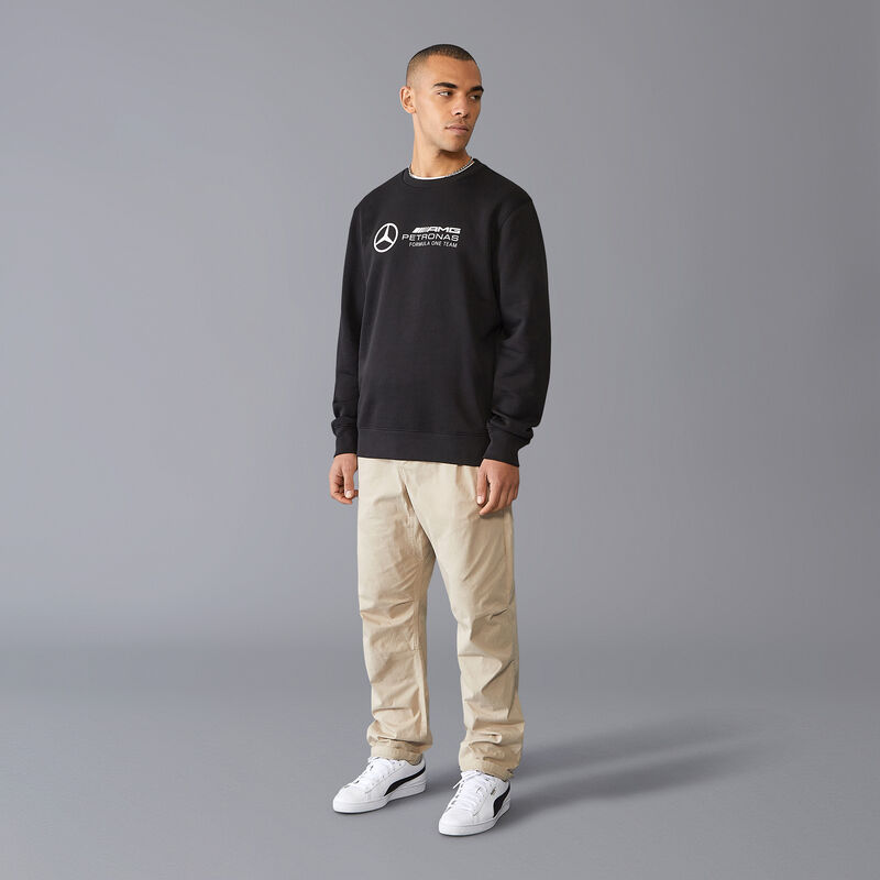 MAPF1 FW MENS CREW NECK SWEAT - black
