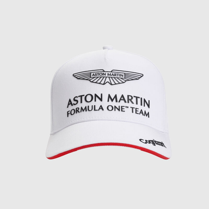 ASTON MARTIN F1 DRIVER LS FLAG CAP - white