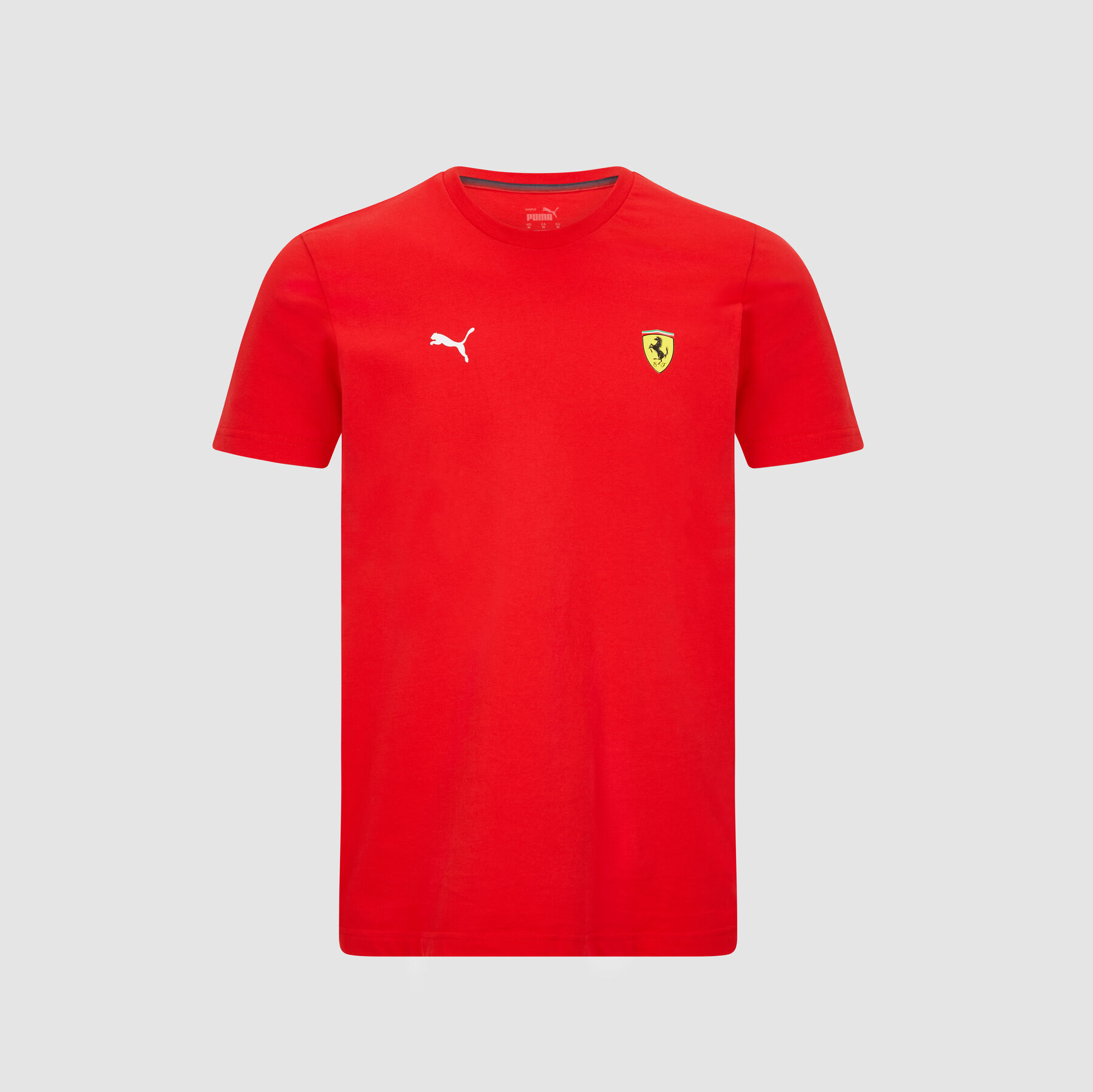 Puma Small Scudetto T Shirt Scuderia Ferrari Fuel For Fans