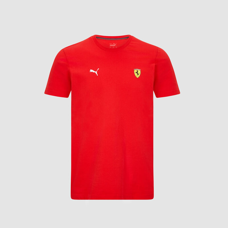 SF PU FW MENS SMALL SHIELD TEE - red