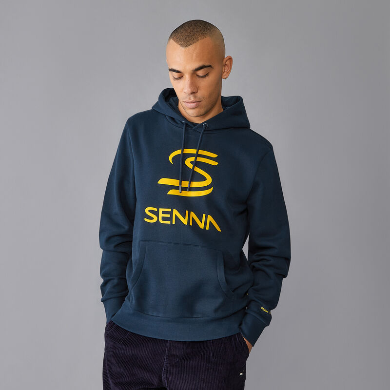 AS FW MENS SENNA LOGO HOODY - navy