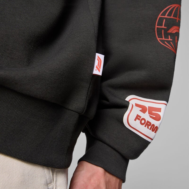 F1 FW HERITAGE GRAPHIC CREW SWEAT - black
