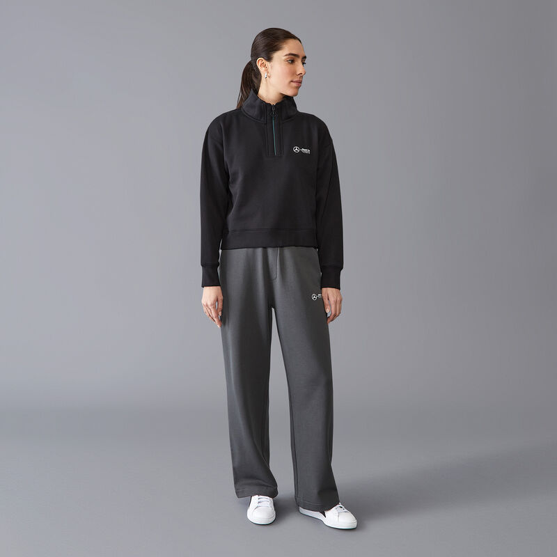 MAPF1 FW WOMENS RELAXED FIT 1/4 ZIP - black