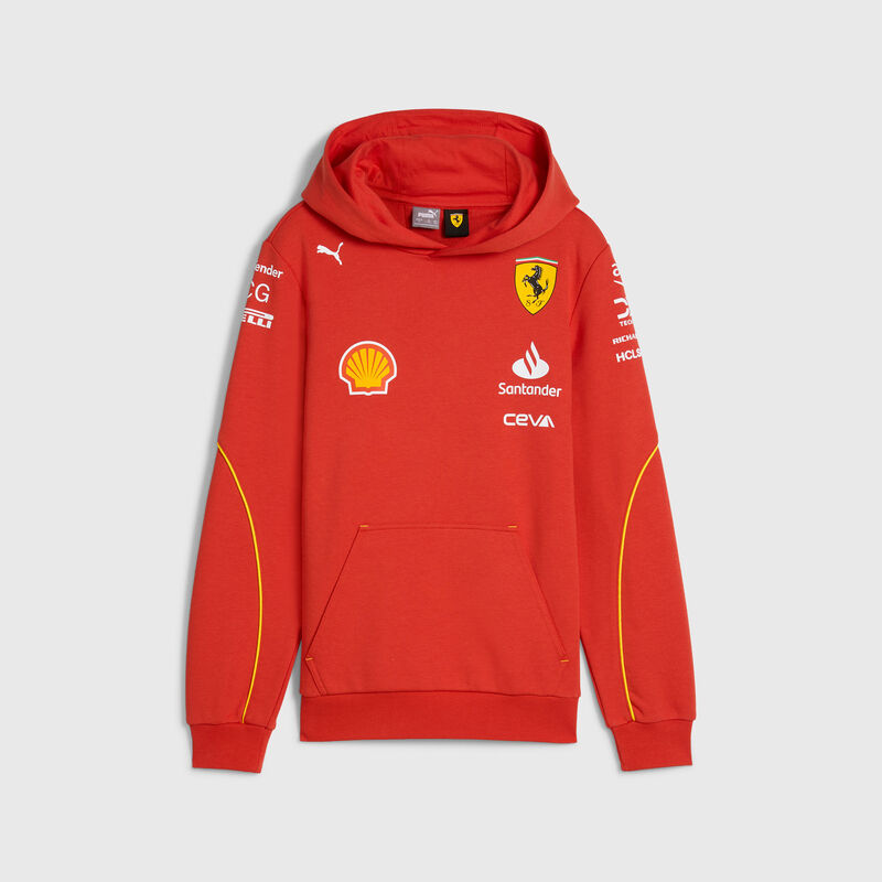 SF RP KIDS TEAM HOODY - red