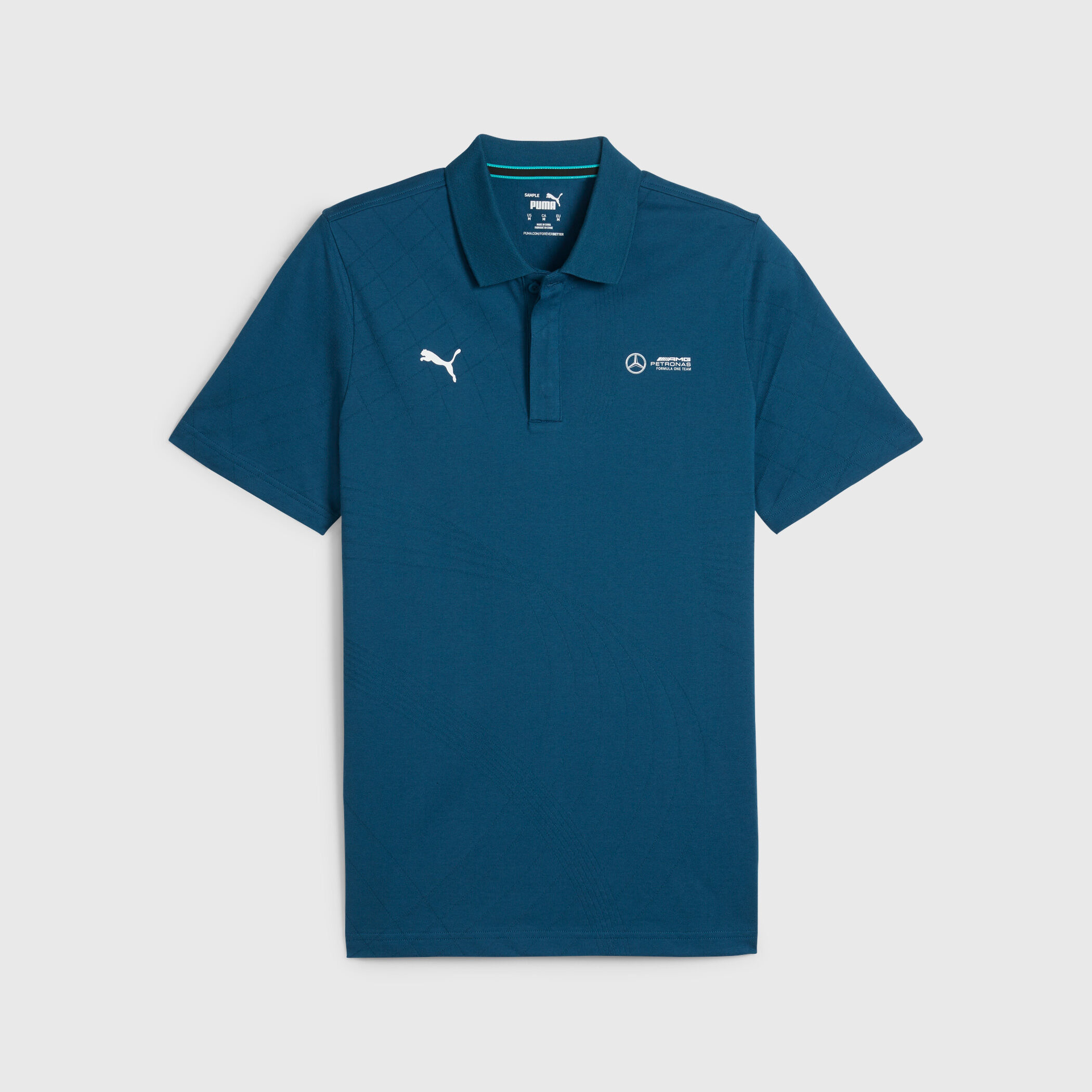 うのにもお得な PUMA LS Jacquard Polo - Mercedes-AMG F1 | Fuel For Fans トップス