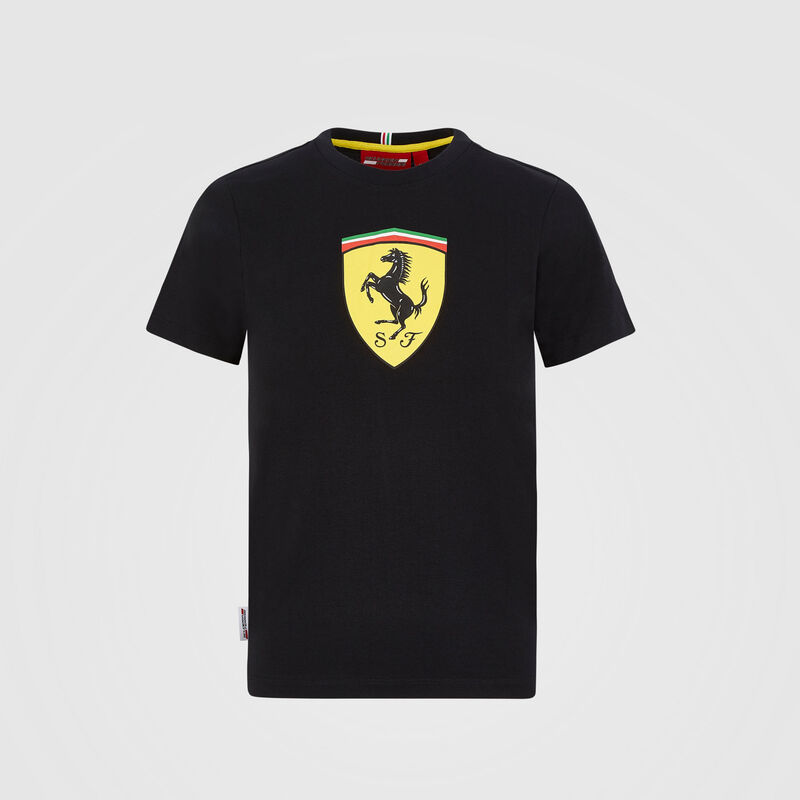 SF FW KIDS LARGE SHIELD TEE - black