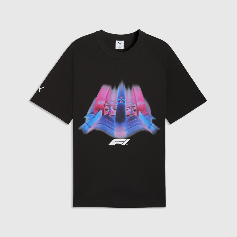PUMA Graphic T-shirt 2026 - F1 Collection - Black XS for males - 4069161964053 - Fuel For Fans F1 Merchandise store