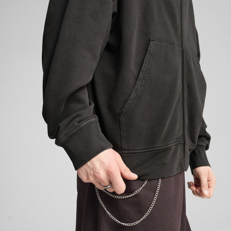 F1 LS GRAPHIC FULL ZIP HOODIE - black