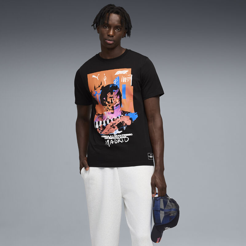 F1 FW SE MADRID TEE - black