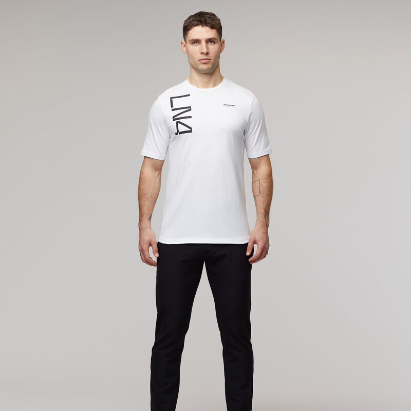 MCLAREN FW NORRIS TEE - white