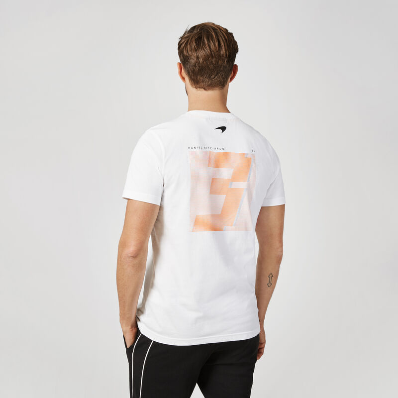 MCLAREN FW MENS RICCIARDO NO 3 TEE - white