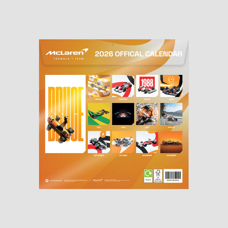 MCL 2026 CALENDAR - Orange