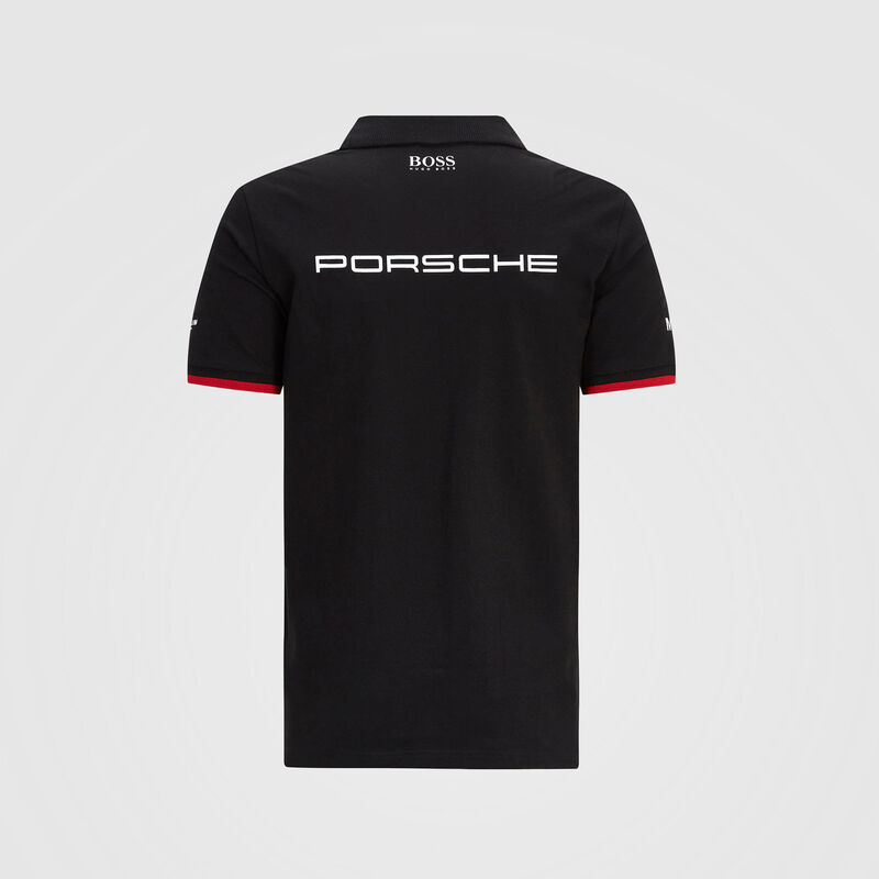 PORSCHE RP MENS TEAM POLO - black