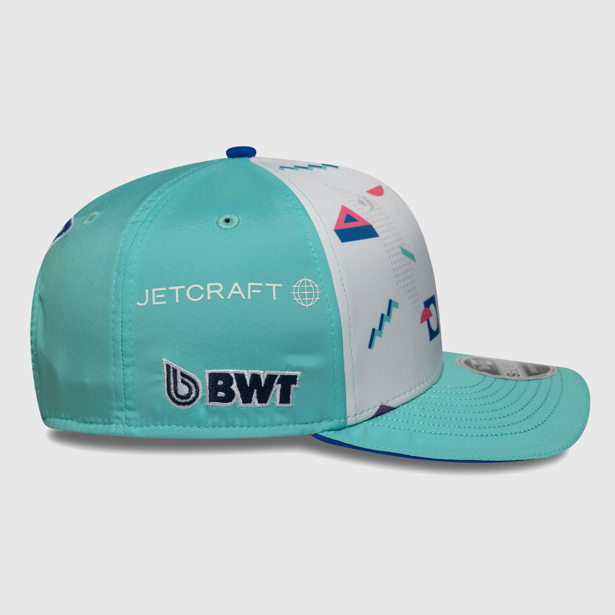 Men's New Era Jack Doohan White/Aqua Alpine 2025 Miami Grand