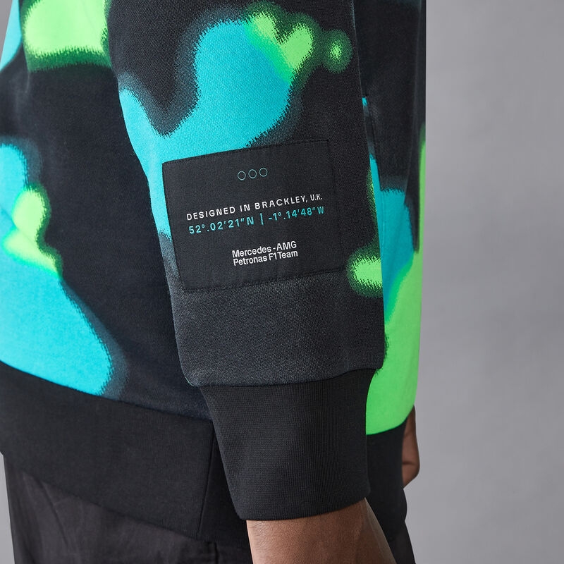 MAPF1 FW SPRAY CAMO RELAXED FIT HOODY GZ - multicolor