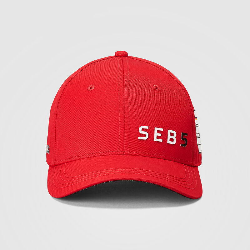 SF FW VETTEL BASEBALL CAP - red