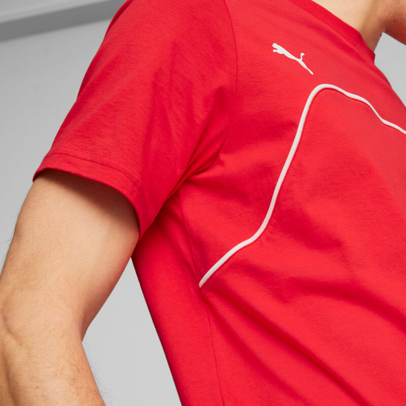 SF LS MENS RACE TEE - red