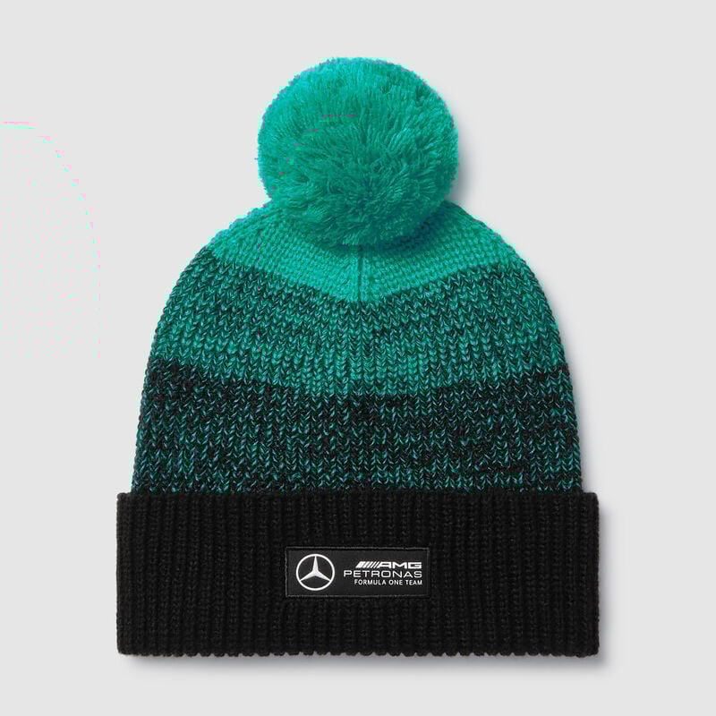 MAPF1 FW GRADIENT BOBBLE BEANIE - black