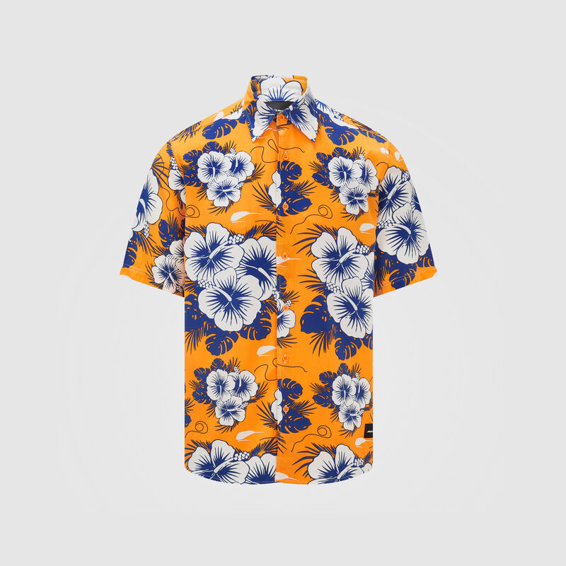 MCLAREN FW MENS HAWAIIAN SHIRT - orange