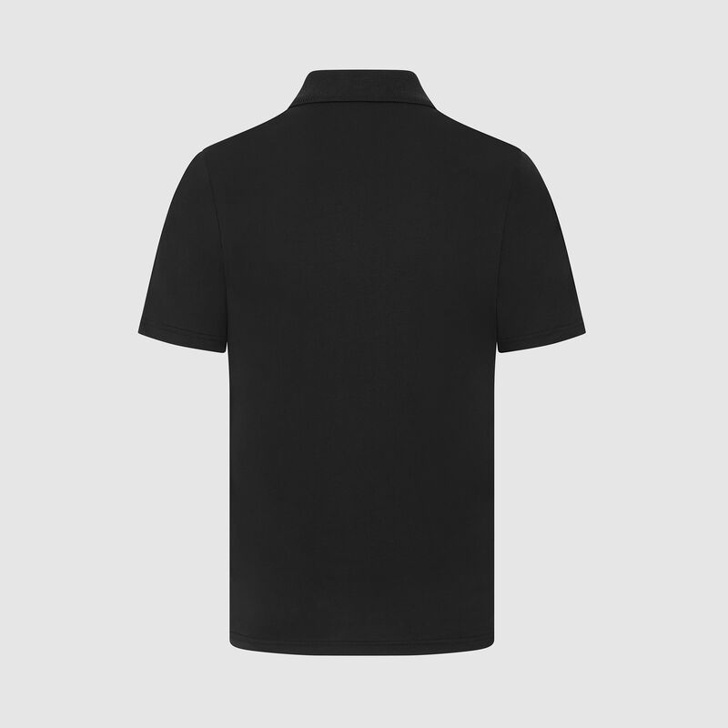F1 FW MENS SMALL LOGO POLO - black