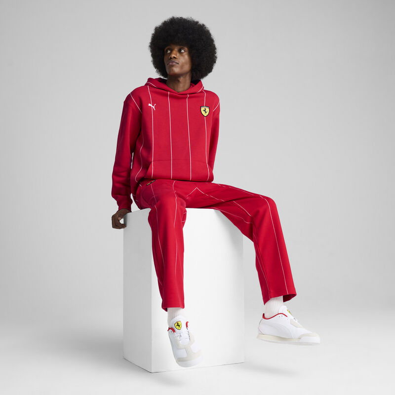 SF LS RACE PREMIUM HOODIE - red