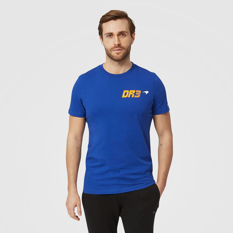 MCLAREN FW MENS RICCIARDO NO3 TEE - blue