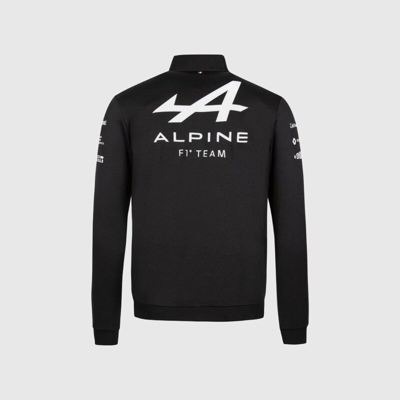 ALPINE F1 FZ ZIP THROUGH SWEAT - black