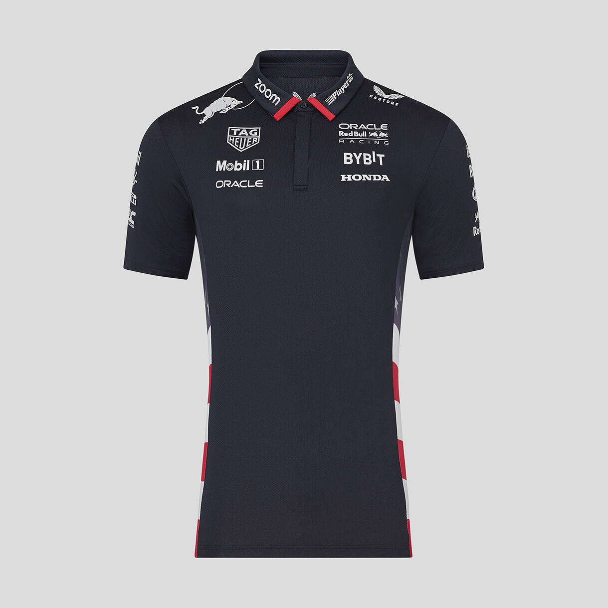 Red bull racing team polo shirt top