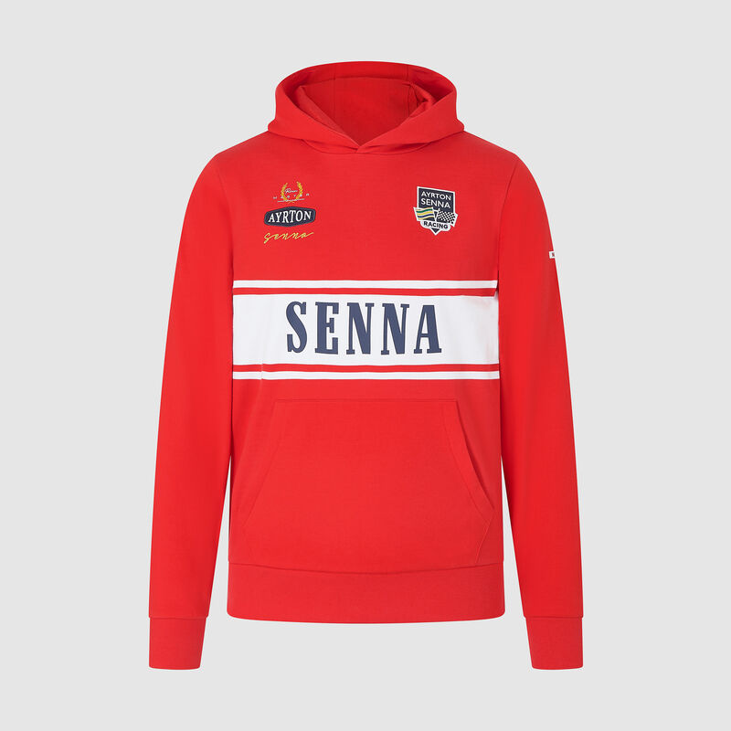 AS FW MENS LEGACY PATCHWORK HOODY - red