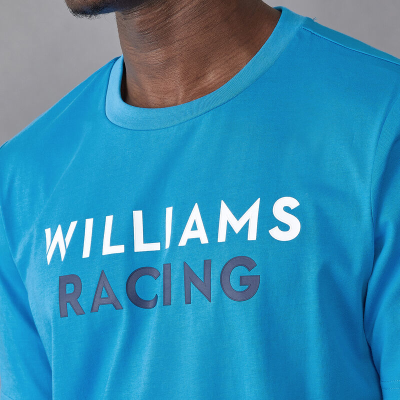 WILLIAMS RACING FW MENS LOGO TEE - electric blue