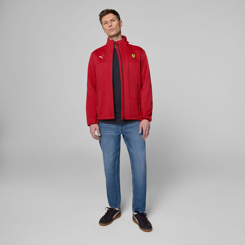 SF FW SOFTSHELL JACKET - red
