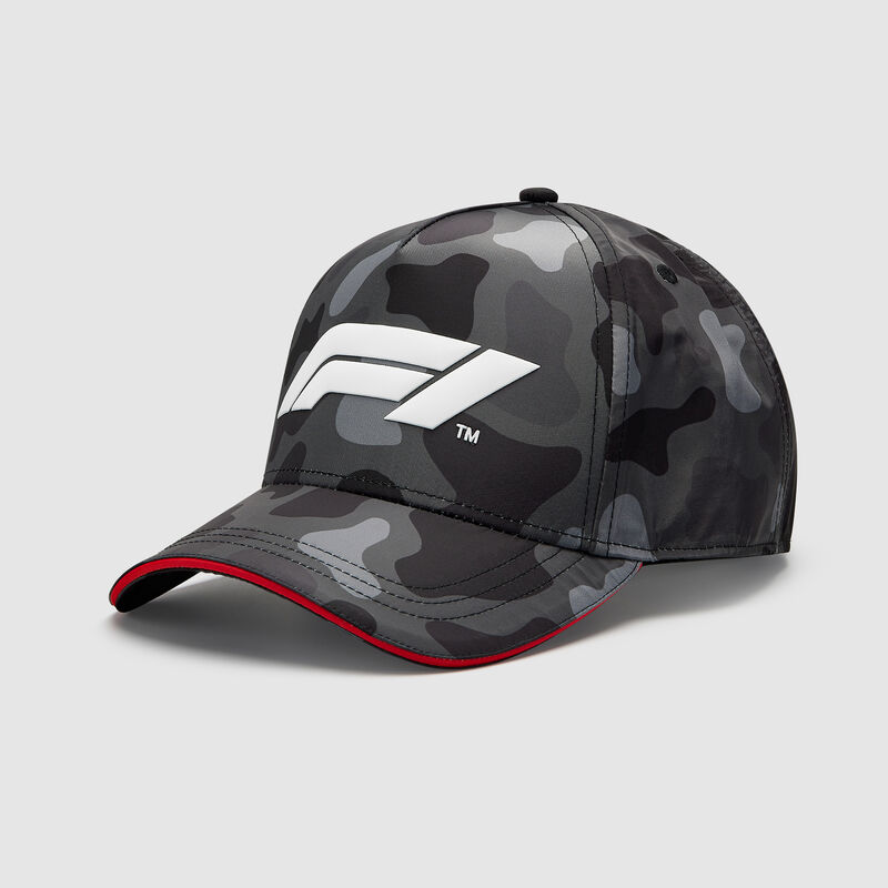 F1 FW CAMO CAP - black