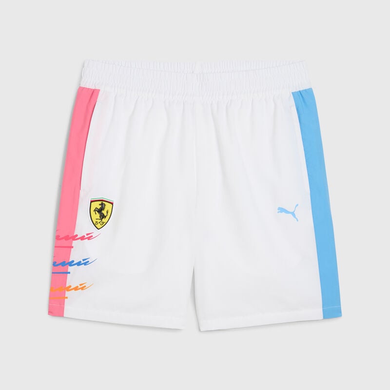 SF LS MIAMI T7 SHORTS 8" - white