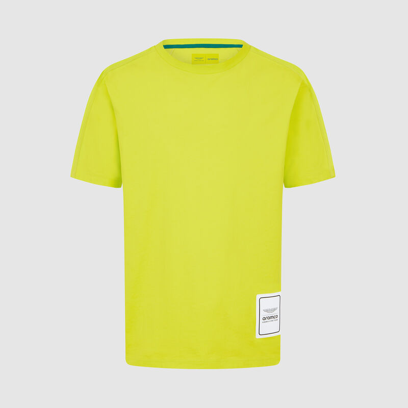 Logo T-shirt 2025 - Aston Martin F1 Team - Lime XS for males - 8719203408682 - Fuel For Fans F1 Merchandise store