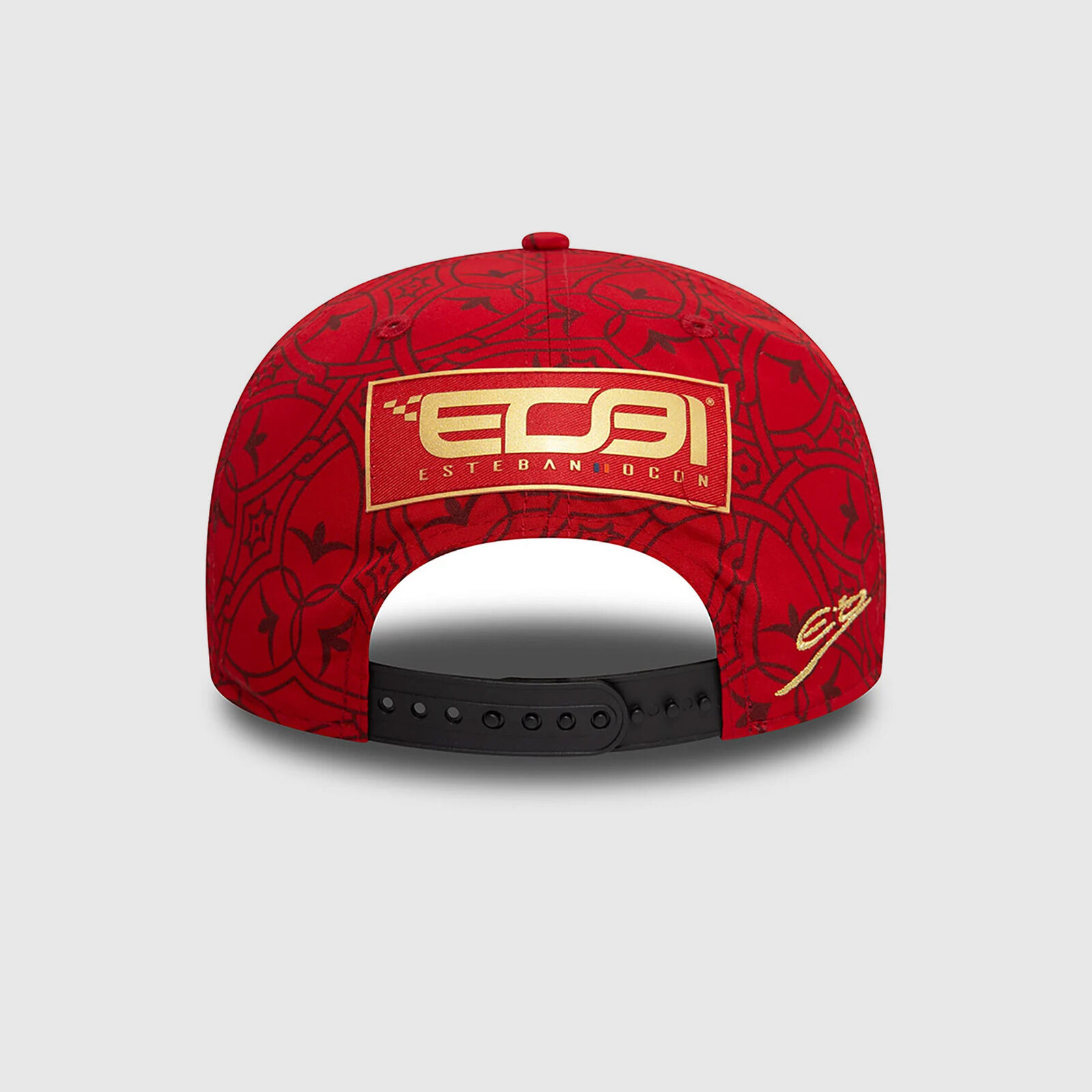 New Era Haas F1 Team – Produit officiel 2025 – Casquette de baseball Silverstone édition spéciale des pilotes d'Esteban Ocon – Bleu New Era Haas F1 Team – Produit officiel 2025 – Casquette de baseball Silverstone édition spéciale des pilotes d'Esteban Ocon – Bleu