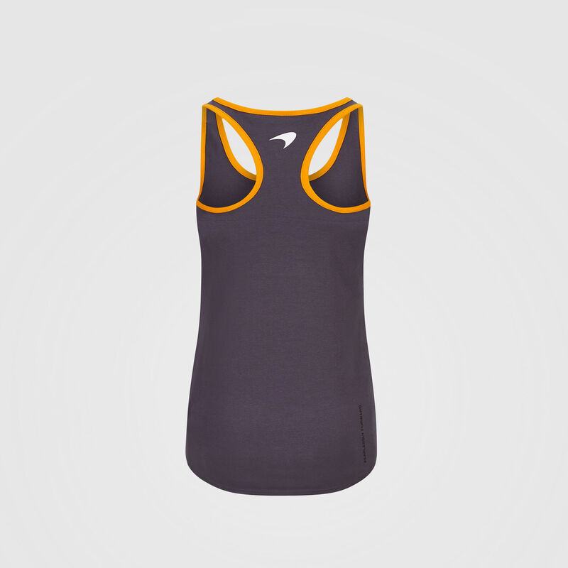 MCLAREN FW WOMENS RACER BACK TEE - Antracit