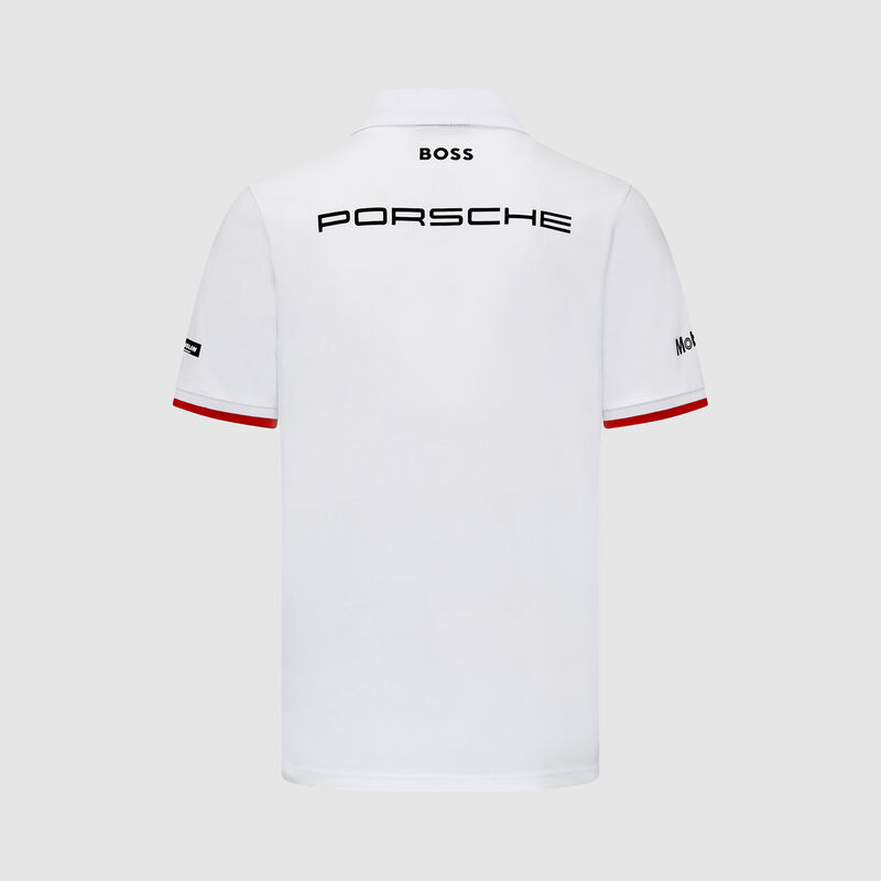 PORSCHE RP MENS TEAM POLO - white