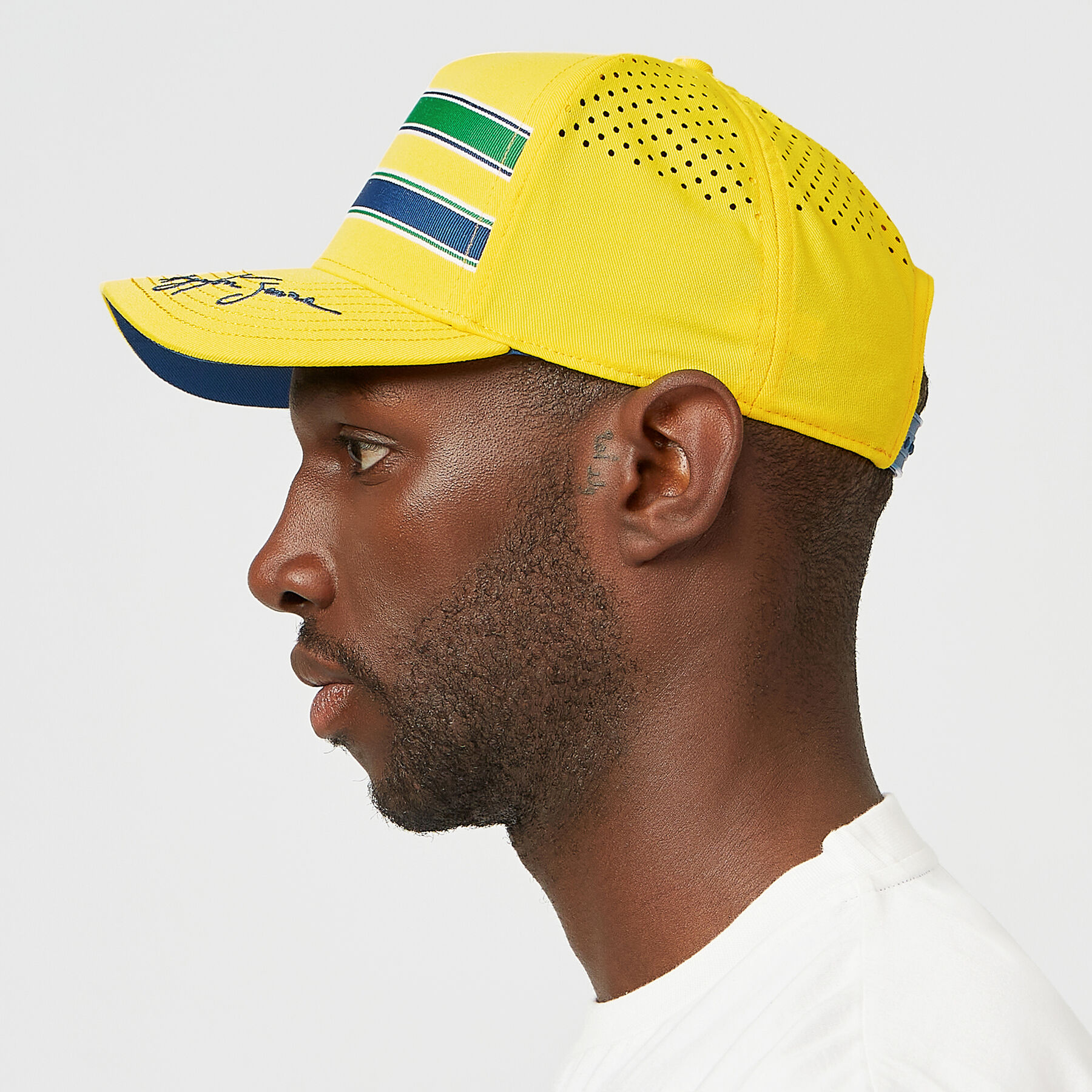Stripe Baseball Cap - Ayrton Senna | Fuel For Fans