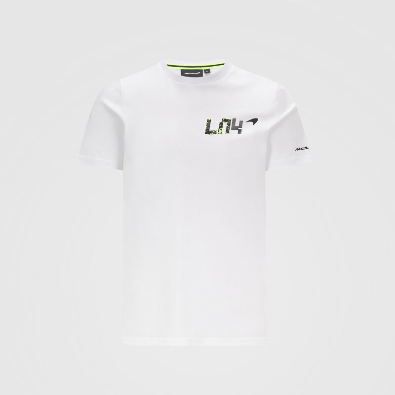 MCLAREN FW MENS LANDO NO4 GLITCH TEE - white