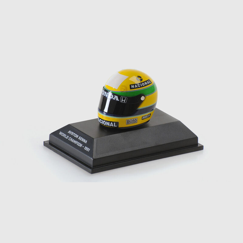 SENNA 1991 HELMET 1:8 - yellow