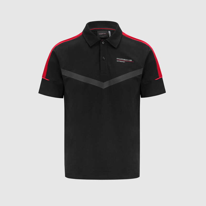 PORSCHE FW MENS POLO - black