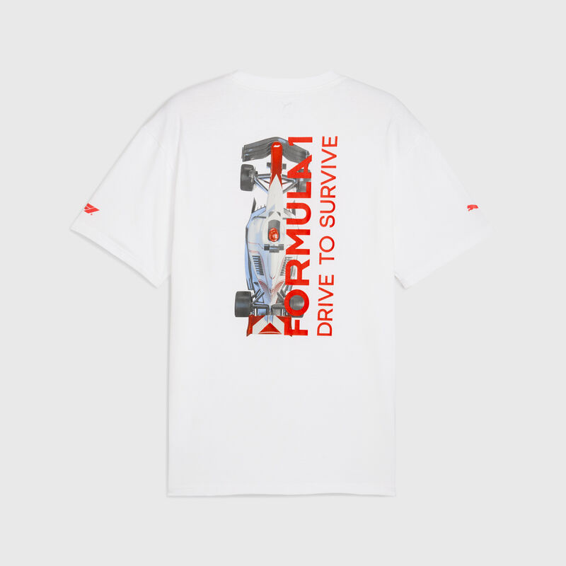 F1 FW DTS Graphic Tee Relaxed - white