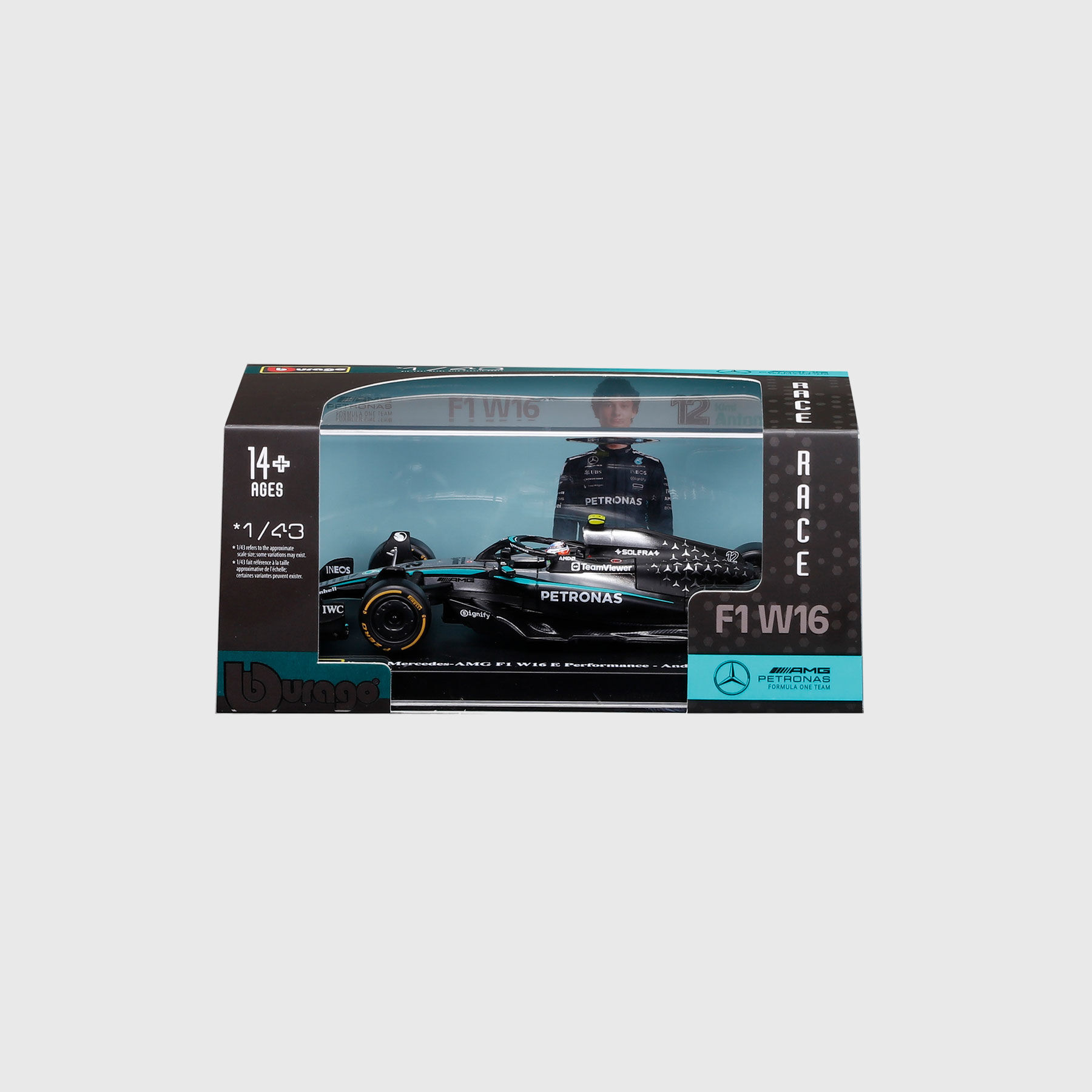 Kimi Antonelli W16 1:43 Scale Model - Mercedes-AMG F1 | Fuel For Fans