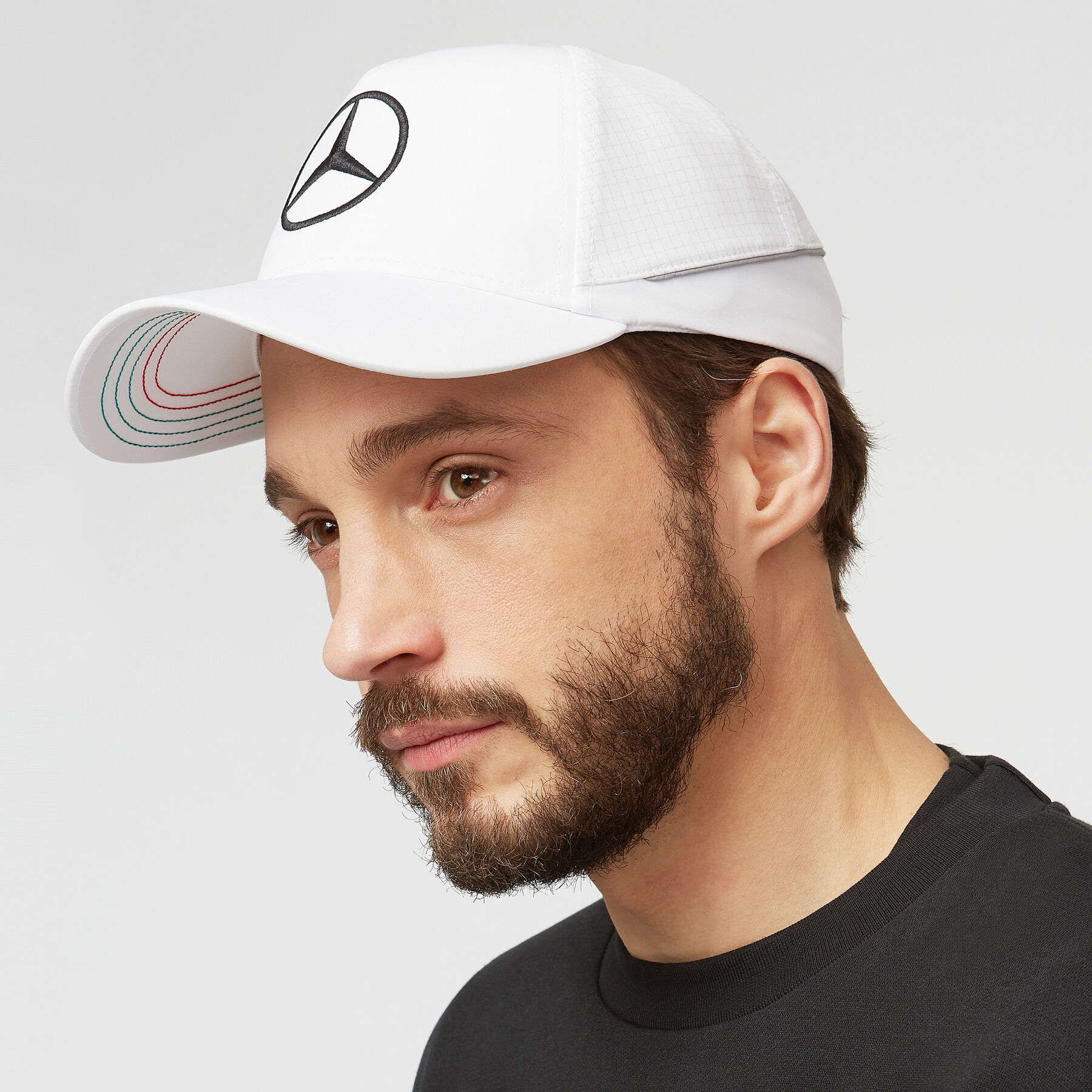 White mercedes deals baseball cap