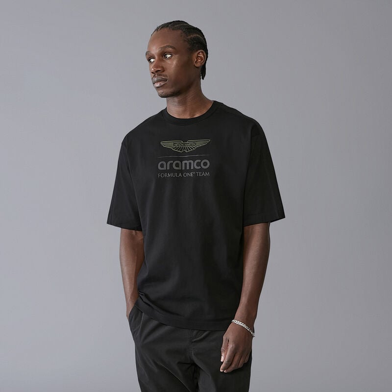 AMF1 FW LOGO STEALTH TEE - black