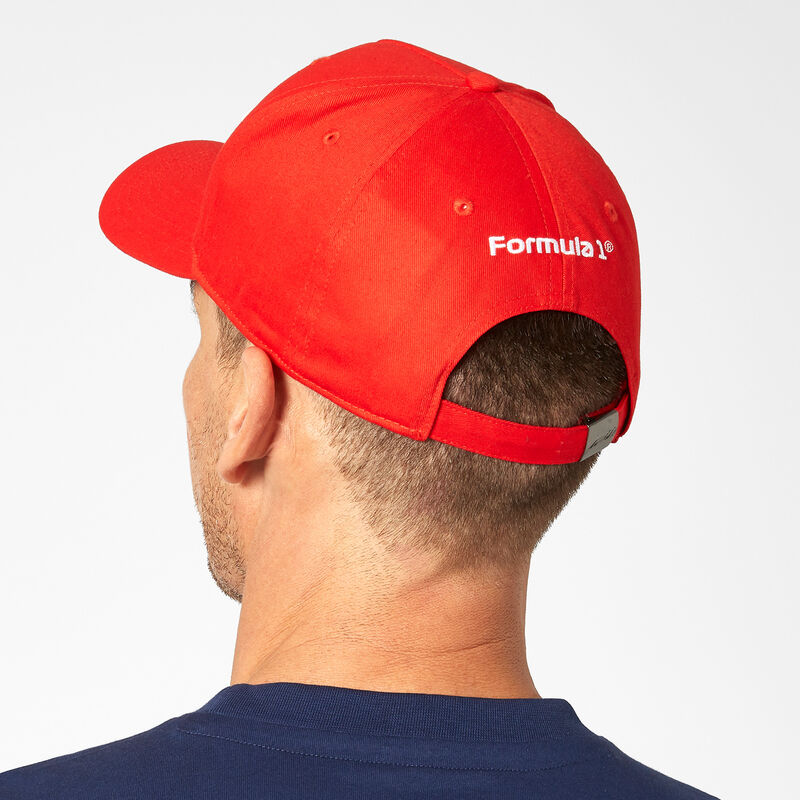 F1 FW LARGE LOGO BASEBALL CAP - red