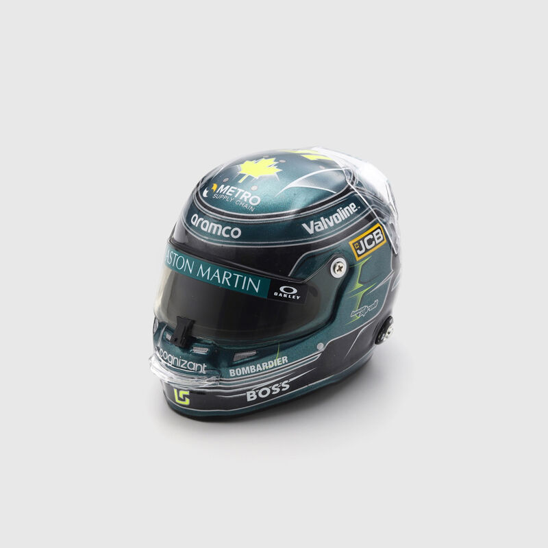 AMF1 LS 2024 1:5 SCALE HELMET - dark green